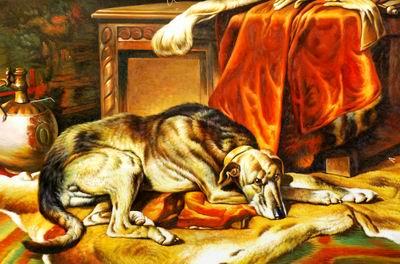unknow artist Dog 032 China oil painting art